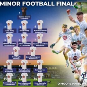 Kildare team to play Dublin in the 2023 Leinster football final 