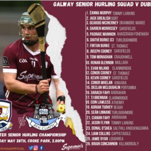 Galway hurling team to play Dublin 2023