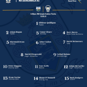 Clare team to play Waterford Munster hurling 2023
