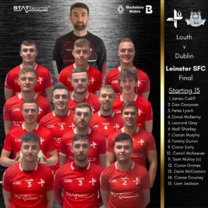 Louth team to play Dublin in Leinster final 2023