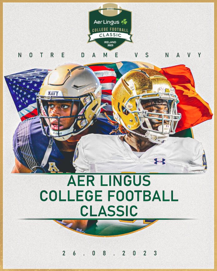 Notre Dame 42 Navy 3 in Aer Lingus Classic