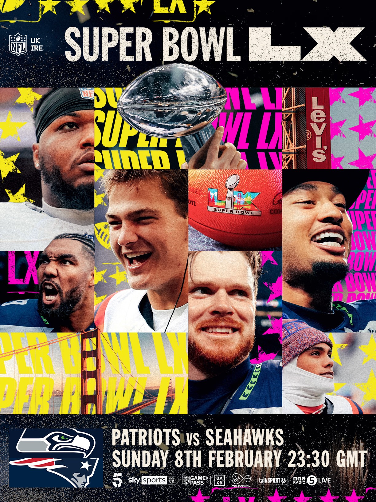 Patriots v Seahawks in Super Bowl LX tonight 11.30pm Irish time – SportsNewsIreland SportsNewsIreland Live Scores