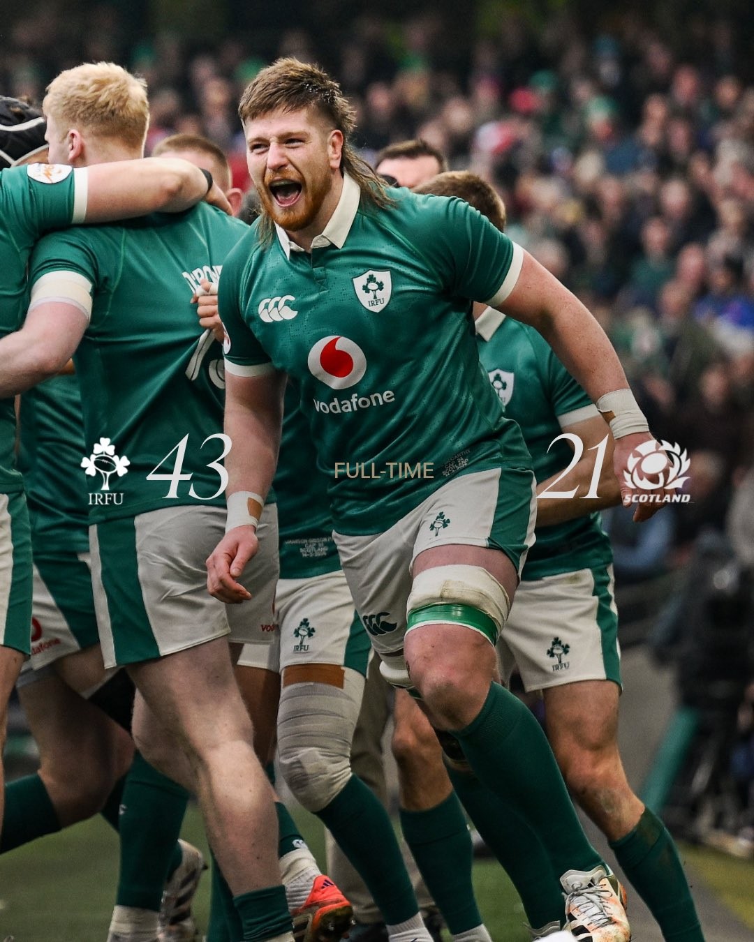 Ireland win TRIPLE CROWN with 43-21 win over Scotland – SportsNewsIreland SportsNewsIreland Live Scores